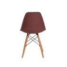 Conjunto Sala De Jantar Mesa Eames Dsw Redonda 70cm Com 4 Cad