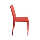 Conjunto Sala De Jantar Mesa Eiffel 120cm Tampo Mdf Com 4 Cad