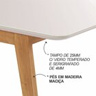Conjunto Sala De Jantar Mesa Elegance Candian Com 4 Cadeiras