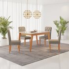 Conjunto Sala De Jantar Mesa Elegance Com 4 Cadeiras Diamante