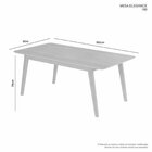 Conjunto Sala De Jantar Mesa Elegance Com 6 Cadeiras Bless Ma