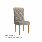 Conjunto Sala De Jantar Mesa Elegance Com 6 Cadeiras Diamante