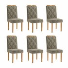 Conjunto Sala De Jantar Mesa Elegance Com 6 Cadeiras Diamante