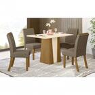 Conjunto Sala De Jantar Mesa Elisa 4 Cad Rita