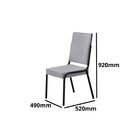 Conjunto Sala De Jantar Mesa Em Mdf Com Vidro 4 Cadeiras Mosc