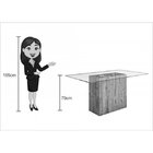 Conjunto Sala De Jantar Mesa Em Vidro 6 Cadeiras Drive Espres