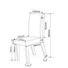 Conjunto Sala De Jantar Mesa Epic Tampo Vidro/mdf Com 6 Cadei