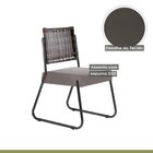 Conjunto Sala De Jantar Mesa Espanha 90cm Com 4 Cadeiras Em A