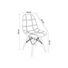 Conjunto Sala De Jantar Mesa Finlândia 120x75cm Com 6 Cadeira