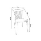 Conjunto Sala De Jantar Mesa Finlândia 120x75cm Com 6 Cadeira