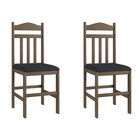 Conjunto Sala De Jantar Mesa Fixa Com 4 Cadeiras Ameixa Negra