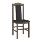 Conjunto Sala De Jantar Mesa Fixa Com 6 Cadeiras Ameixa Negra