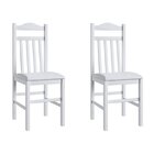 Conjunto Sala De Jantar Mesa Fixa Com 6 Cadeiras Branco