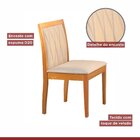 Conjunto Sala De Jantar Mesa Godam 110cm Com 4 Cadeiras Hydra