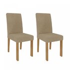 Conjunto Sala De Jantar Mesa Grace E 4 Cadeiras Maia  Nature/