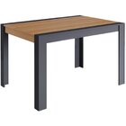 Conjunto Sala De Jantar Mesa Grace E 6 Cadeiras Maia  Chumbo/