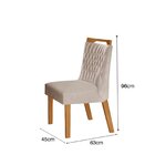 Conjunto Sala De Jantar Mesa Grécia 4 Cadeiras Atena Cinamomo