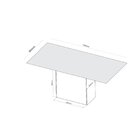 Conjunto Sala De Jantar Mesa Hamburgo Tampo Vidro Com 6 Cadei