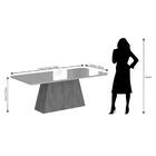 Conjunto Sala De Jantar Mesa Helena E 8 Cadeiras Juliana Cimol