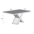 Conjunto Sala De Jantar Mesa Imperatriz 180cm 6 Cadeiras Made