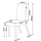 Conjunto Sala De Jantar Mesa Inovare 120x80cm Tampo Vidro/mdp