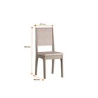 Conjunto Sala De Jantar Mesa Iris 1360 Com 6 Cadeiras Iris La