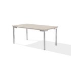 Conjunto Sala De Jantar Mesa Iza New Tampo Mdf/vidro 6 Cadeir