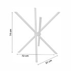 Conjunto Sala De Jantar Mesa Jade 90cm Tampo Vidrocom 4 Cadei