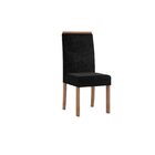 Conjunto Sala De Jantar Mesa Julia 120x80cm Tampo Vidro/mdf C