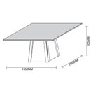 Conjunto Sala De Jantar Mesa Julia Tampo Giratório E 6 Cadeir