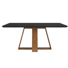 Conjunto Sala De Jantar Mesa Kiara 160x90cm Tampo Vidro/mdf C