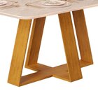 Conjunto Sala De Jantar Mesa Kiara 170cm Tampo Mdf Pintura Qu