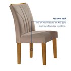 Conjunto Sala De Jantar Mesa Laguna Tampo Slim Plus Vidro 120