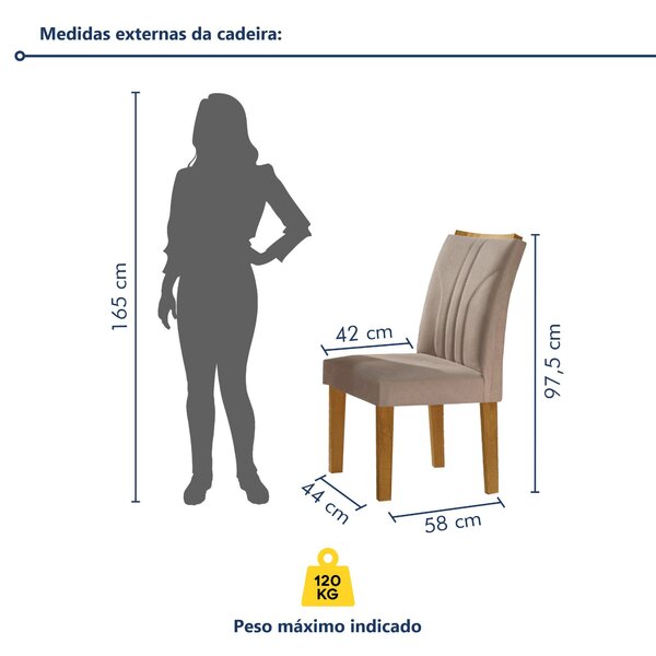 Conjunto Sala De Jantar Mesa Laguna Tampo Slim Plus Vidro 120