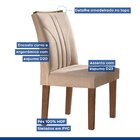 Conjunto Sala De Jantar Mesa Laguna Tampo Slim Plus Vidro 120