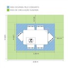 Conjunto Sala De Jantar Mesa Lina 6 Cadeiras Kiara Espresso M