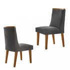 Conjunto Sala De Jantar Mesa Londrina E 6 Cadeiras Montreal R