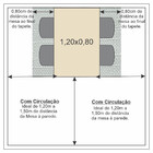 Conjunto Sala De Jantar Mesa Lottus Tampo Mdf E Vidro E 4 Cad