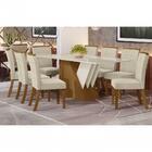 Conjunto Sala De Jantar Mesa Lucena 8 Cad Meri