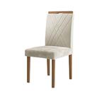 Conjunto Sala De Jantar Mesa Maceió 110cm Tampo Redondo Vidro