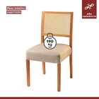 Conjunto Sala De Jantar Mesa Mad 135cm Com 4 Cadeiras Versale