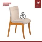 Conjunto Sala De Jantar Mesa Mad 160cm Com 6 Cadeiras Debora