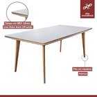 Conjunto Sala De Jantar Mesa Mad 160cm Com 6 Cadeiras Versale