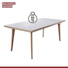 Conjunto Sala De Jantar Mesa Mad 160cm Com 6 Cadeiras Versale