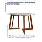 Conjunto Sala De Jantar Mesa Madeira Maciça 4 Cadeiras Califó