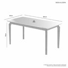 Conjunto Sala De Jantar Mesa Madeira Maciça Com 6 Cadeiras Al