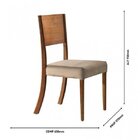 Conjunto Sala De Jantar Mesa Madeira Maciça E 6 Cadeiras Natu