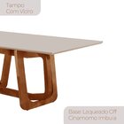 Conjunto Sala De Jantar Mesa Madeira Maciça Genova 6 Cadeiras