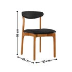 Conjunto Sala De Jantar Mesa Madeira Maciça Genova 6 Cadeiras