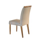 Conjunto Sala De Jantar Mesa Madeira Maciça Medelim E 6 Cadei